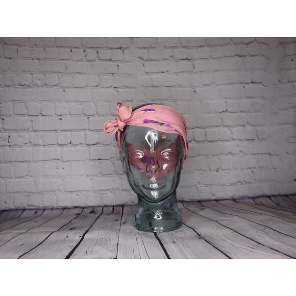 Vintage Floral Head Scarf!! - Picture 3 of 9